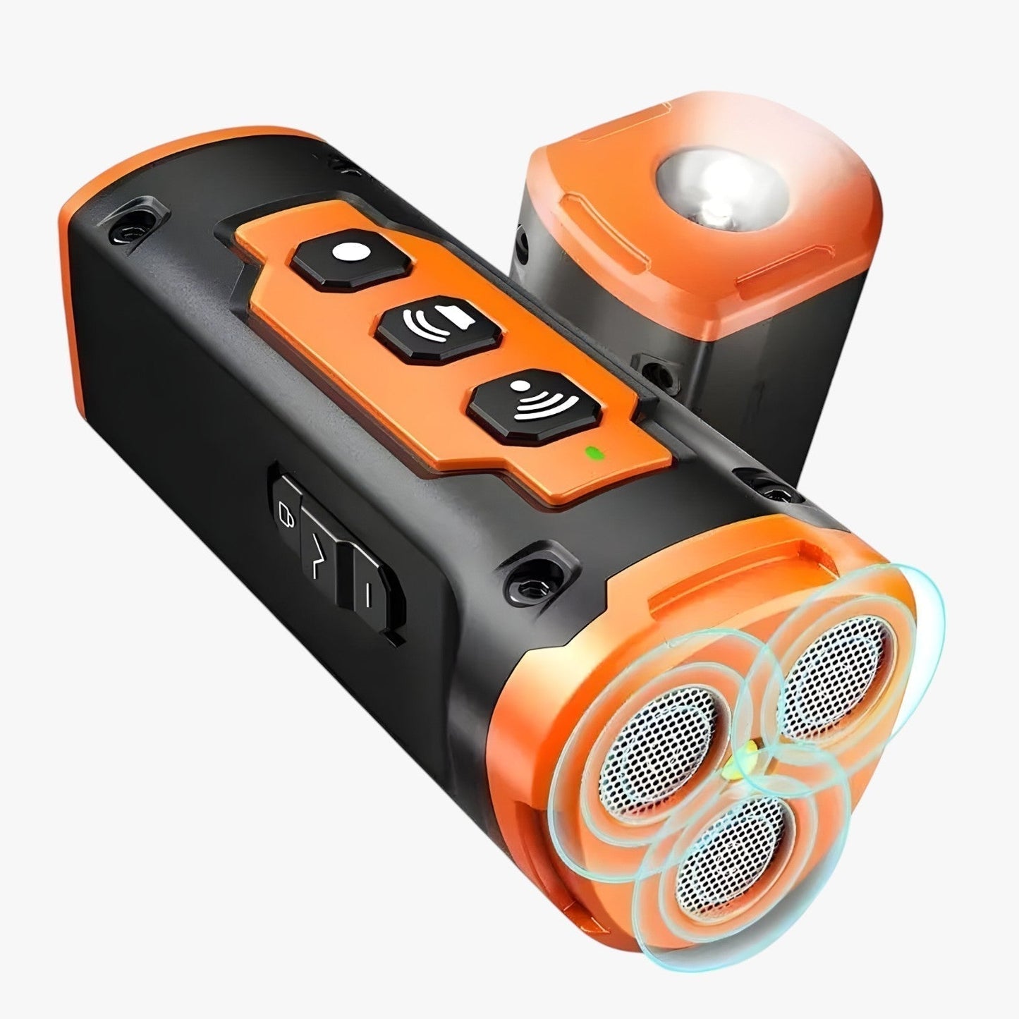 Ultrasonic Dog Bark Deterrent Rechargeable Anti Bark Device with LED Flashlight