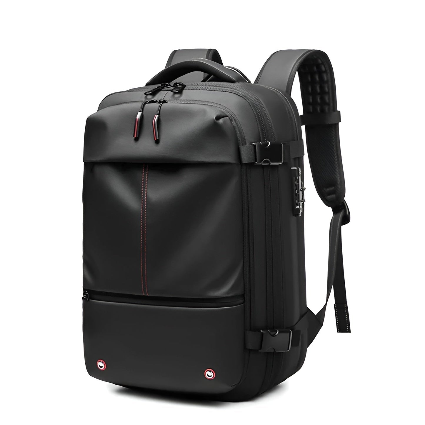 Vacuum Compression Travel Backpack Expandable Carry On Laptop Backpack