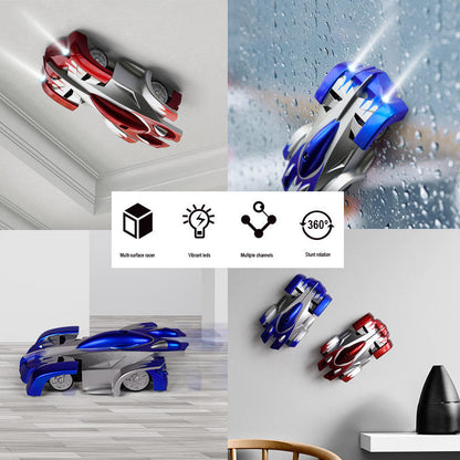 Wall Climbing RC Car 360 Rotation Remote Control USB Rechargeable