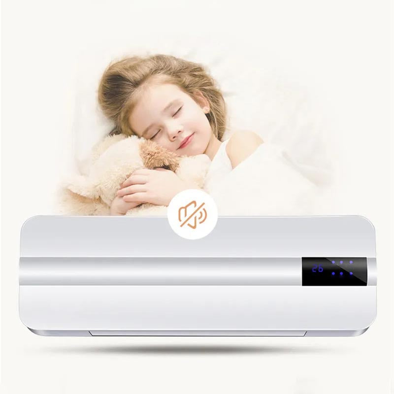 Wall Mounted Electric Space Heater Remote Control Quiet Heating