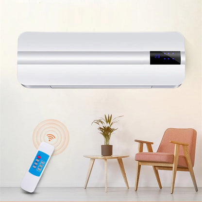Wall Mounted Electric Space Heater Remote Control Quiet Heating