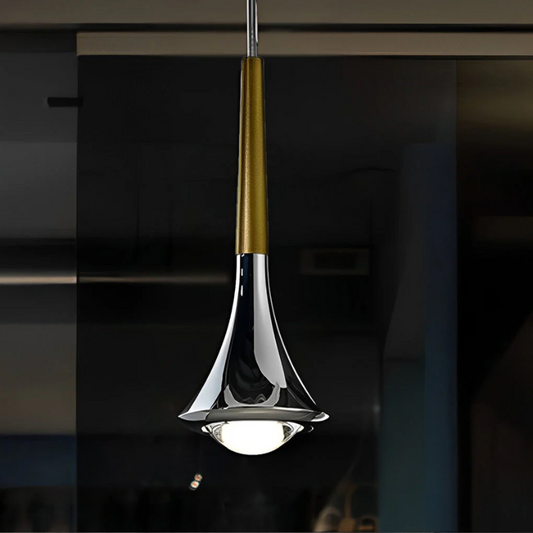 Water Drop Pendant Light Modern LED Hanging Ceiling Lamp