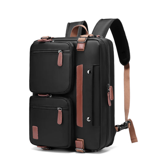 Waterproof Convertible Backpack Shoulder Handbag Adjustable Straps Travel Work Bag