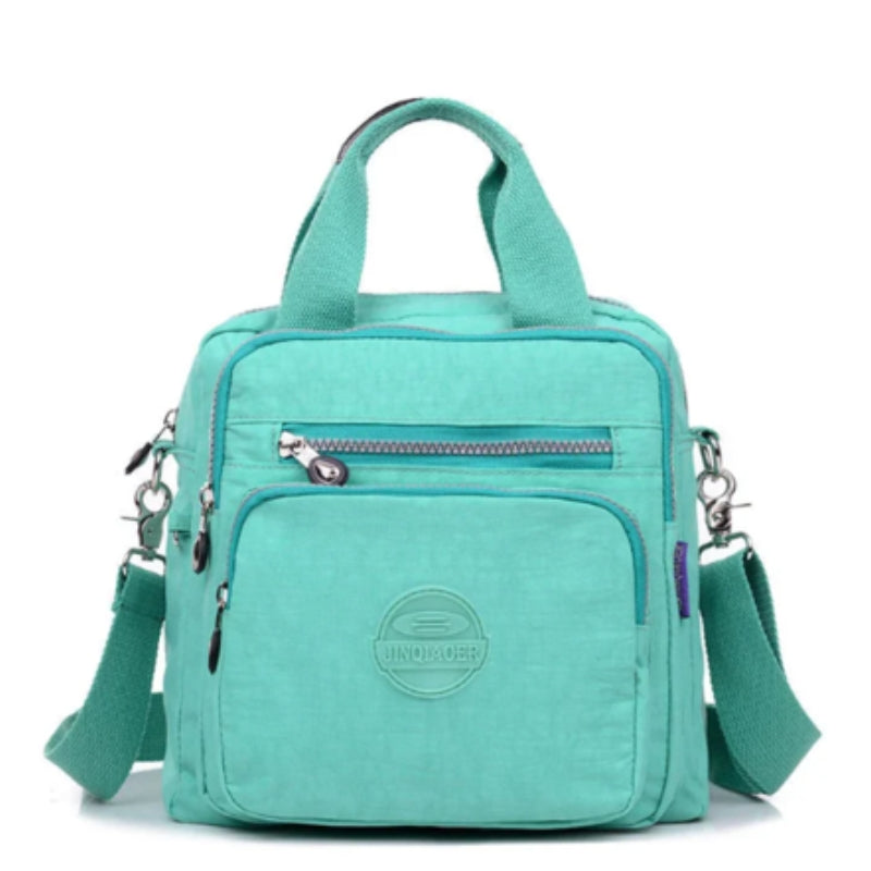 Waterproof Crossbody Shoulder Bag Multi Pocket Everyday Travel Messenger Bag