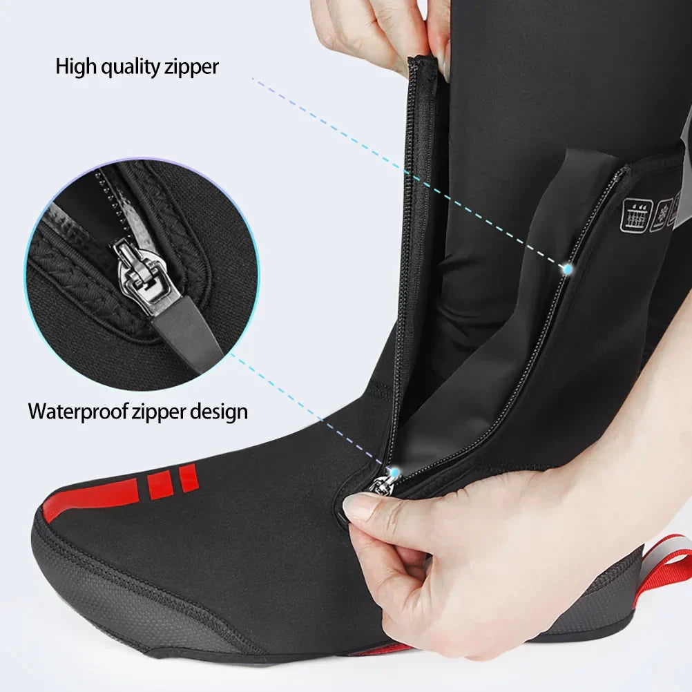 Waterproof Cycling Shoe Covers Windproof Thermal Protection