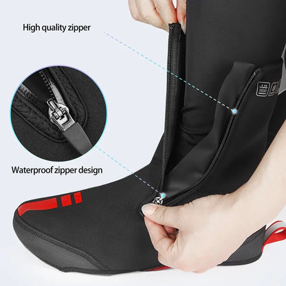 Waterproof Cycling Shoe Covers Windproof Thermal Protection