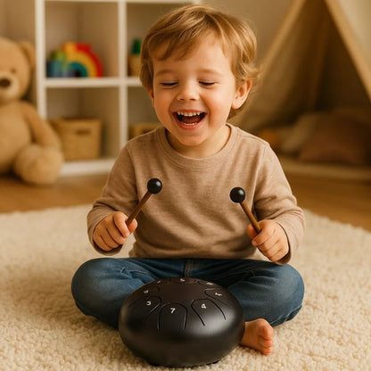 Waterproof Kids Musical Drum Toy with Soft Harmonious Sound