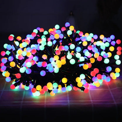 Waterproof LED Globe String Lights Outdoor Indoor Decorative Ball Fairy Lights