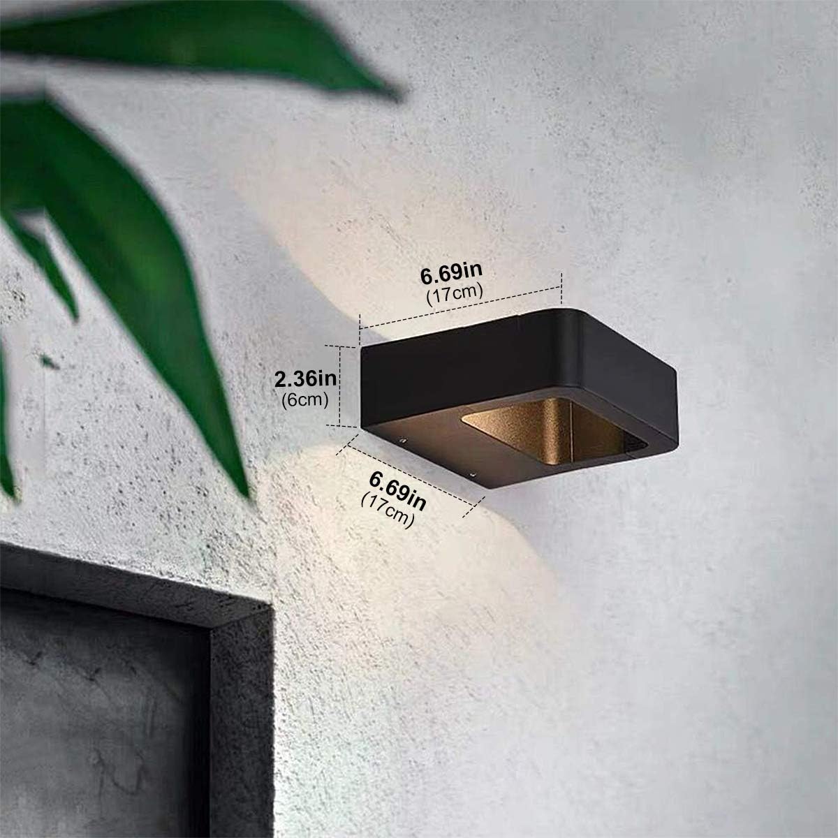 Waterproof LED Outdoor Wall Light Motion Sensor Security Garden Porch Lighting