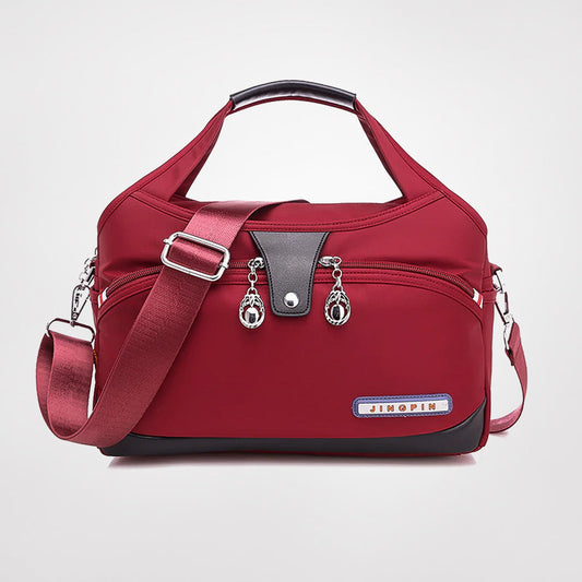 Waterproof Multi Pocket Handbag Adjustable Strap Crossbody Shoulder Bag Large Capacity Everyday Purse