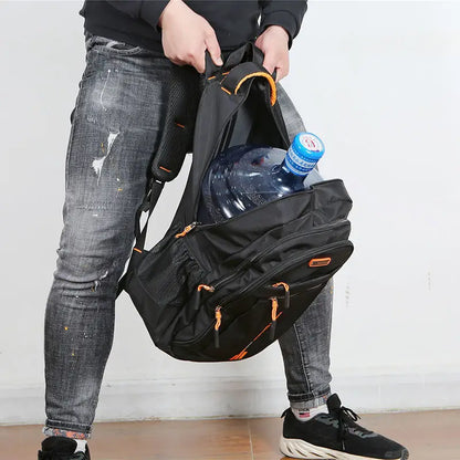 Waterproof Oxford Men's Backpack Stylish Durable Urban Travel Design