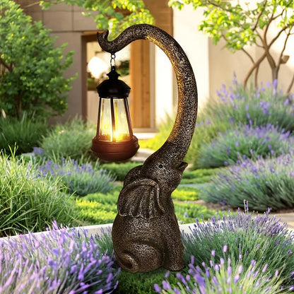 Waterproof Solar Elephant Garden Light LED Outdoor Decorative Lamp