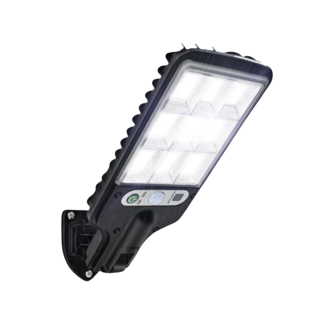 Waterproof Solar LED Security Light with Remote Control Wide Angle Outdoor Wall Light