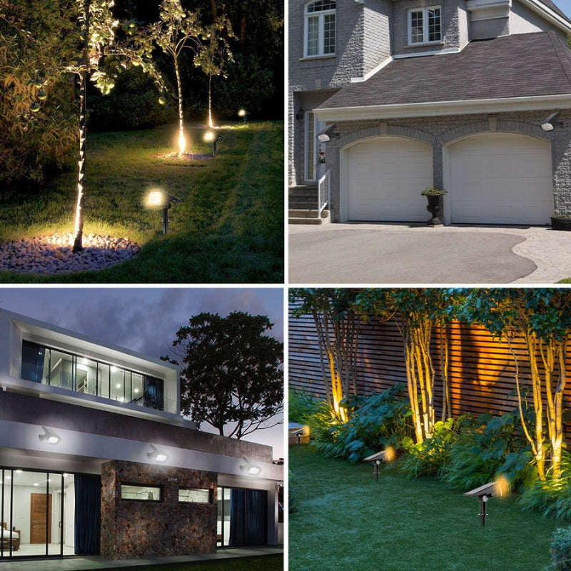 Waterproof Solar LED Spotlights for Garden Pathway Outdoor Landscape Lighting
