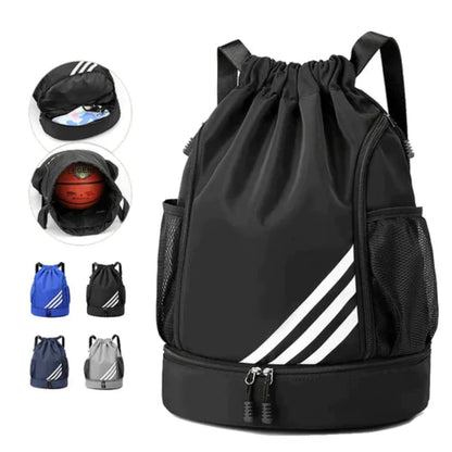 Waterproof Sports Gym Bag Large Capacity Travel Duffel Bag with Shoulder Strap Multiple Compartments