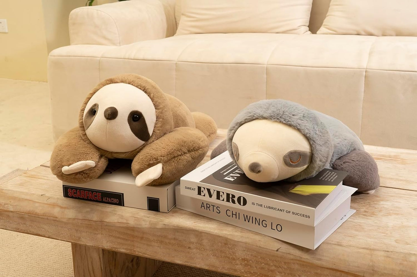Weighted Sloth Plush Comfort Companion Reduces Stress and Promotes Deep Relaxation