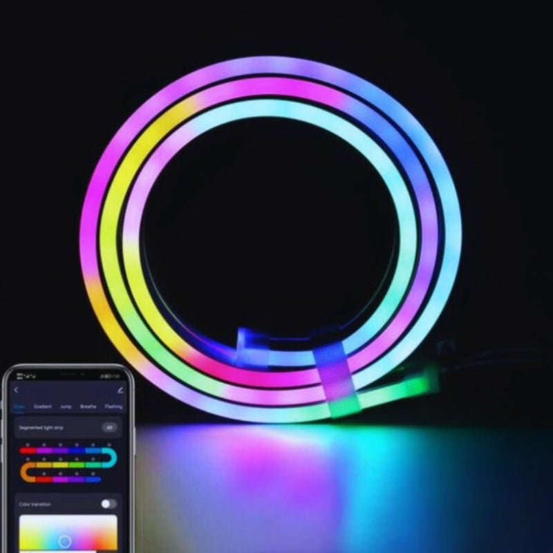 WiFi Smart LED Light Strip App Controlled RGB Ambient Lighting for Bedroom Living Room Decor