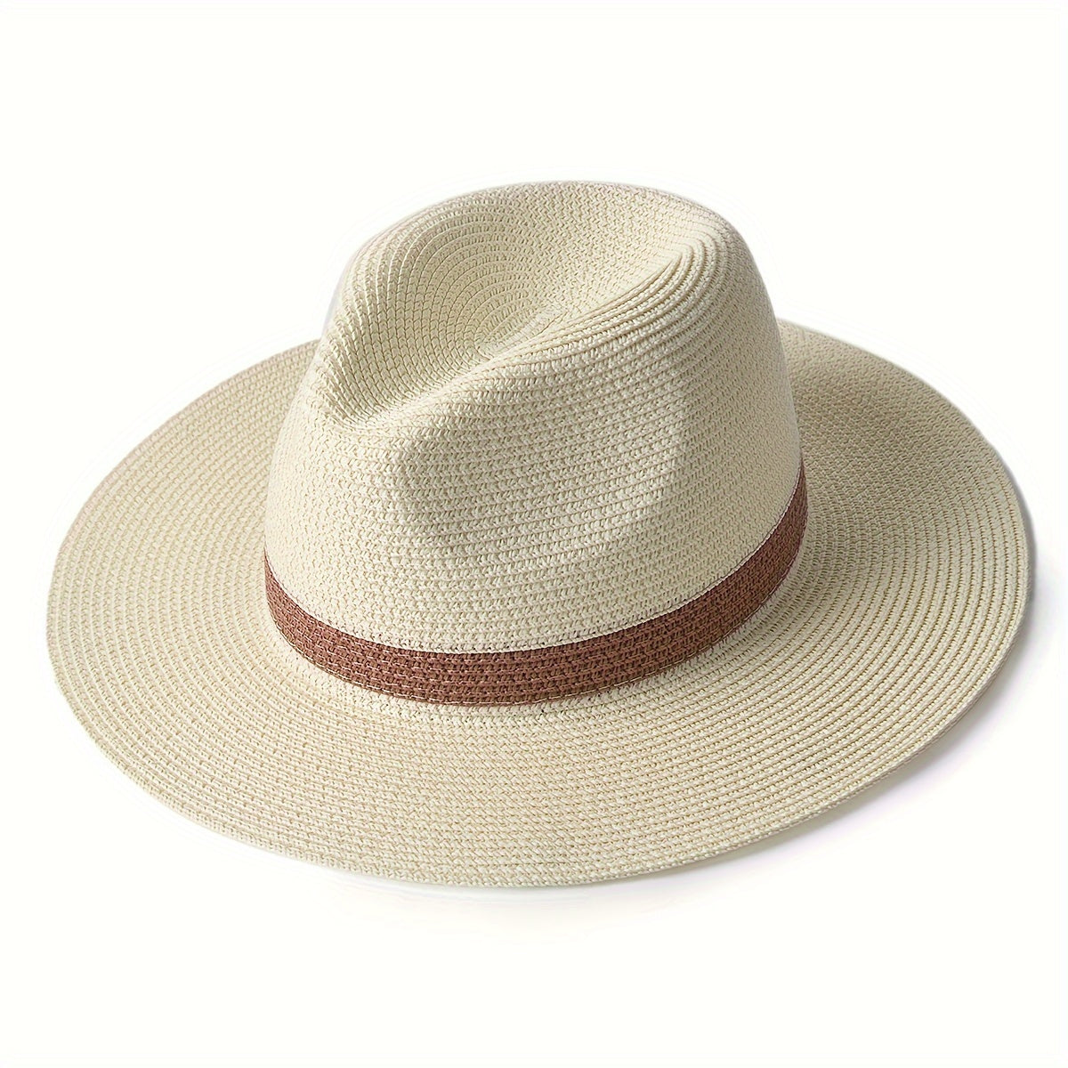 Wide Brim Panama Hat UV Sun Protection Summer Style