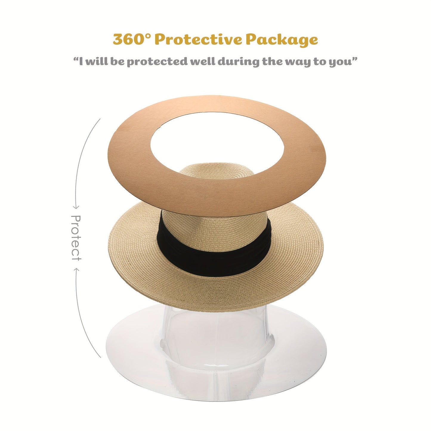 Wide Brim Panama Hat UV Sun Protection Summer Style