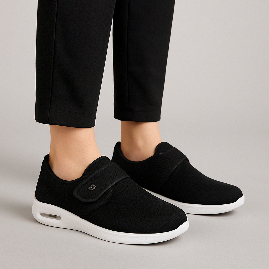Wide Fit Comfort Shoes Soft Support Easy Wear Design