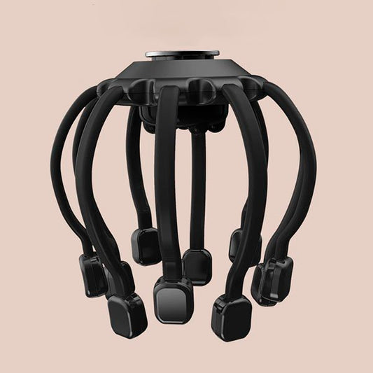Wireless Audio Head Massager with Vibration Modes Full Scalp Coverage