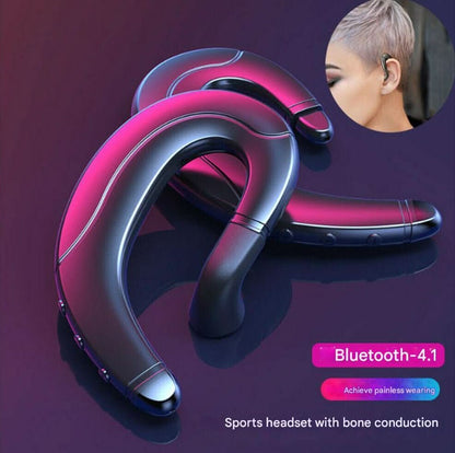 Wireless Bone Conduction Headphones Open Ear Pressure Free Audio