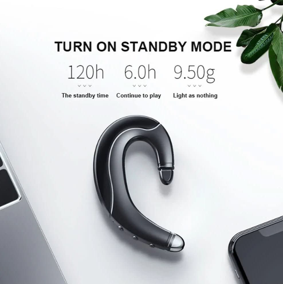 Wireless Bone Conduction Headphones Open Ear Pressure Free Audio