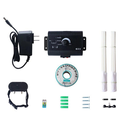 Wireless Dog Fence System Adjustable Range Rechargeable Collar