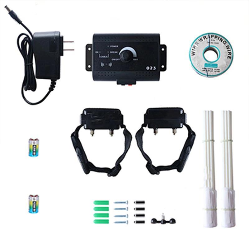 Wireless Dog Fence System Adjustable Range Rechargeable Collar