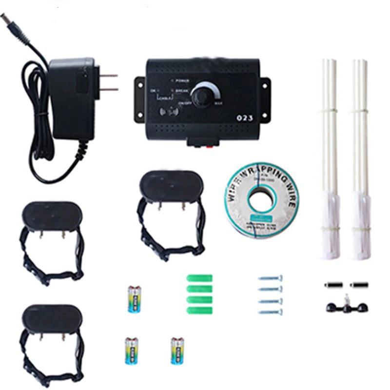 Wireless Dog Fence System Adjustable Range Rechargeable Collar