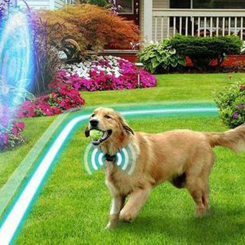 Wireless Dog Fence System Adjustable Range Rechargeable Collar