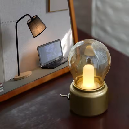 Wireless LED Table Lamp USB Rechargeable Dimmable Desk Light