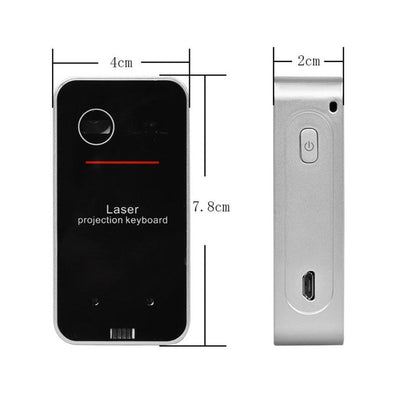Wireless Laser Projection Keyboard – Compact Virtual Keyboard with Advanced Bluetooth Technology