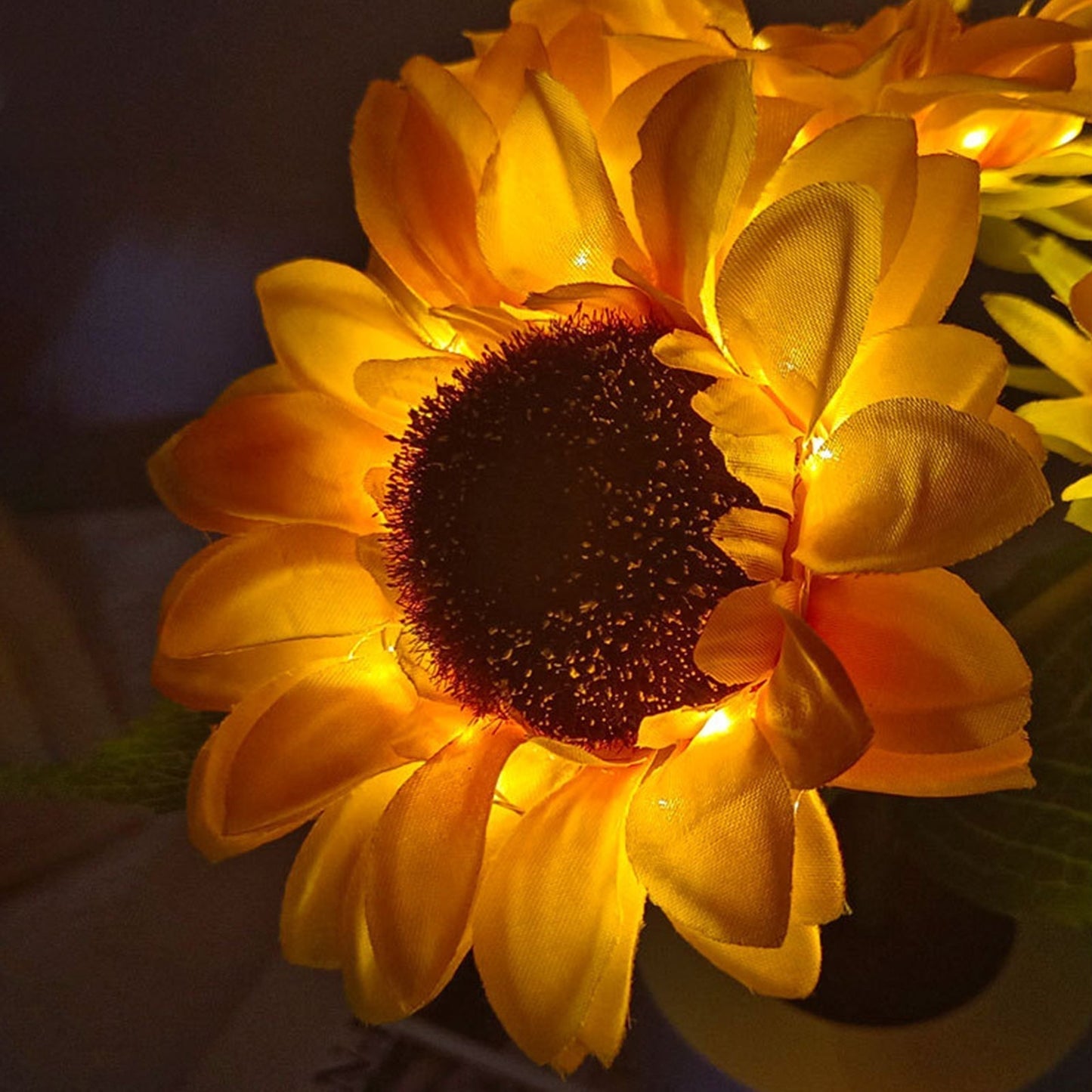 Wireless Sunflower Lamp Rechargeable LED Decorative Flower Light