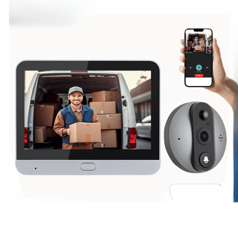 Wireless Video Door Viewer Smart Door Camera Motion Alerts