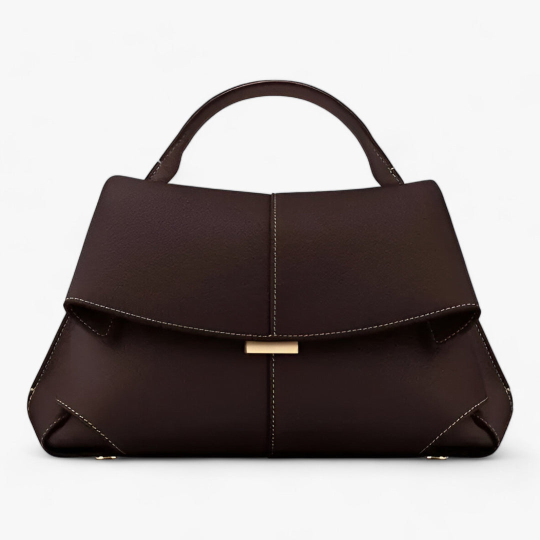 Women Lightweight Flap Handbag Structured Shoulder Bag Modern Minimalist Design