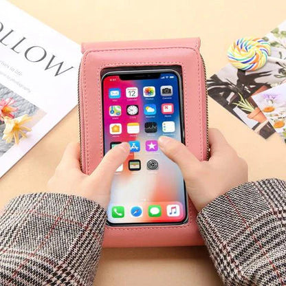 Womens Anti Theft Crossbody Bag RFID Blocking Waterproof Phone Compartment