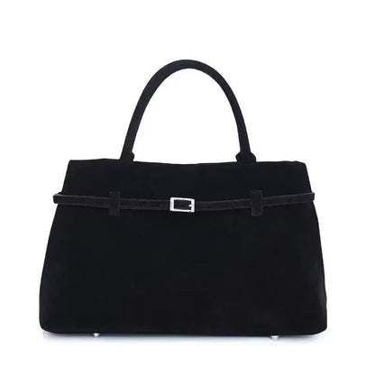 Women's Buckle Design Handbag Large Capacity Lightweight Shoulder Bag