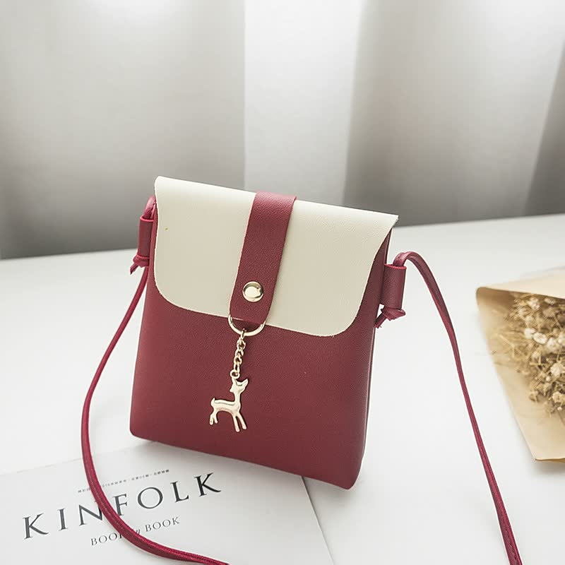 Women's Compact Square Handbag Top Handle Structured Mini Bag Secure Closure