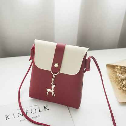 Women's Compact Square Handbag Top Handle Structured Mini Bag Secure Closure