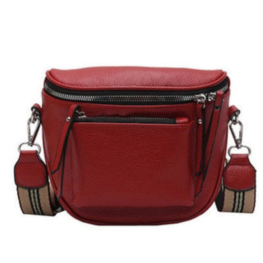 Women’s Crossbody Bag Large Capacity Multi Pocket Shoulder Bag with Adjustable Strap