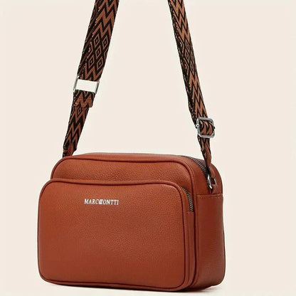 Women's Leather Shoulder Bag Crossbody Handbag Large Capacity Adjustable Strap