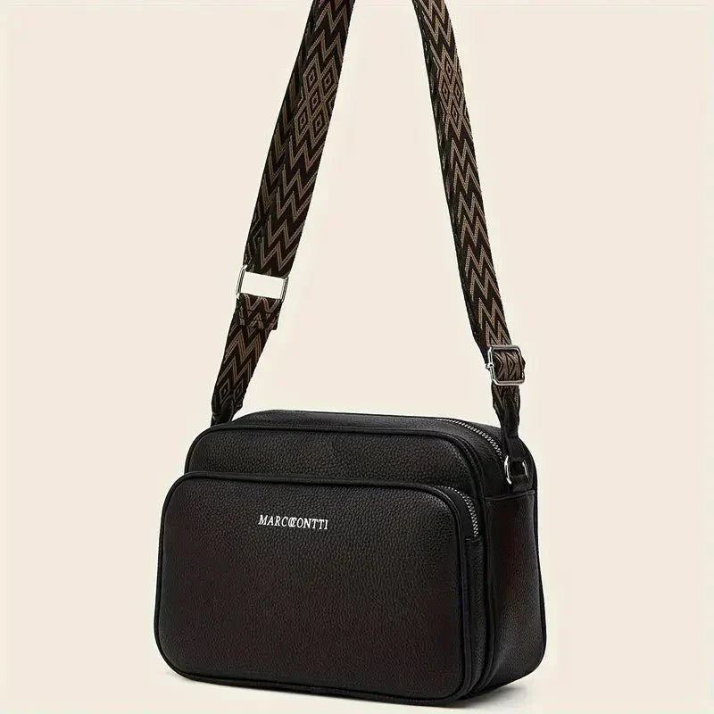 Women's Leather Shoulder Bag Crossbody Handbag Large Capacity Adjustable Strap