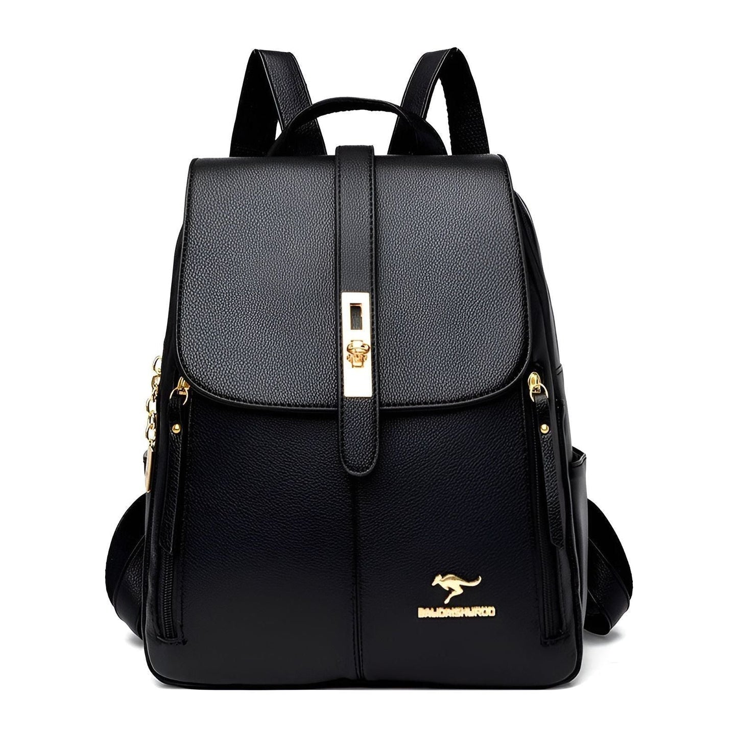 Women's Luxury Leather Backpack Elegant Everyday Office Carry