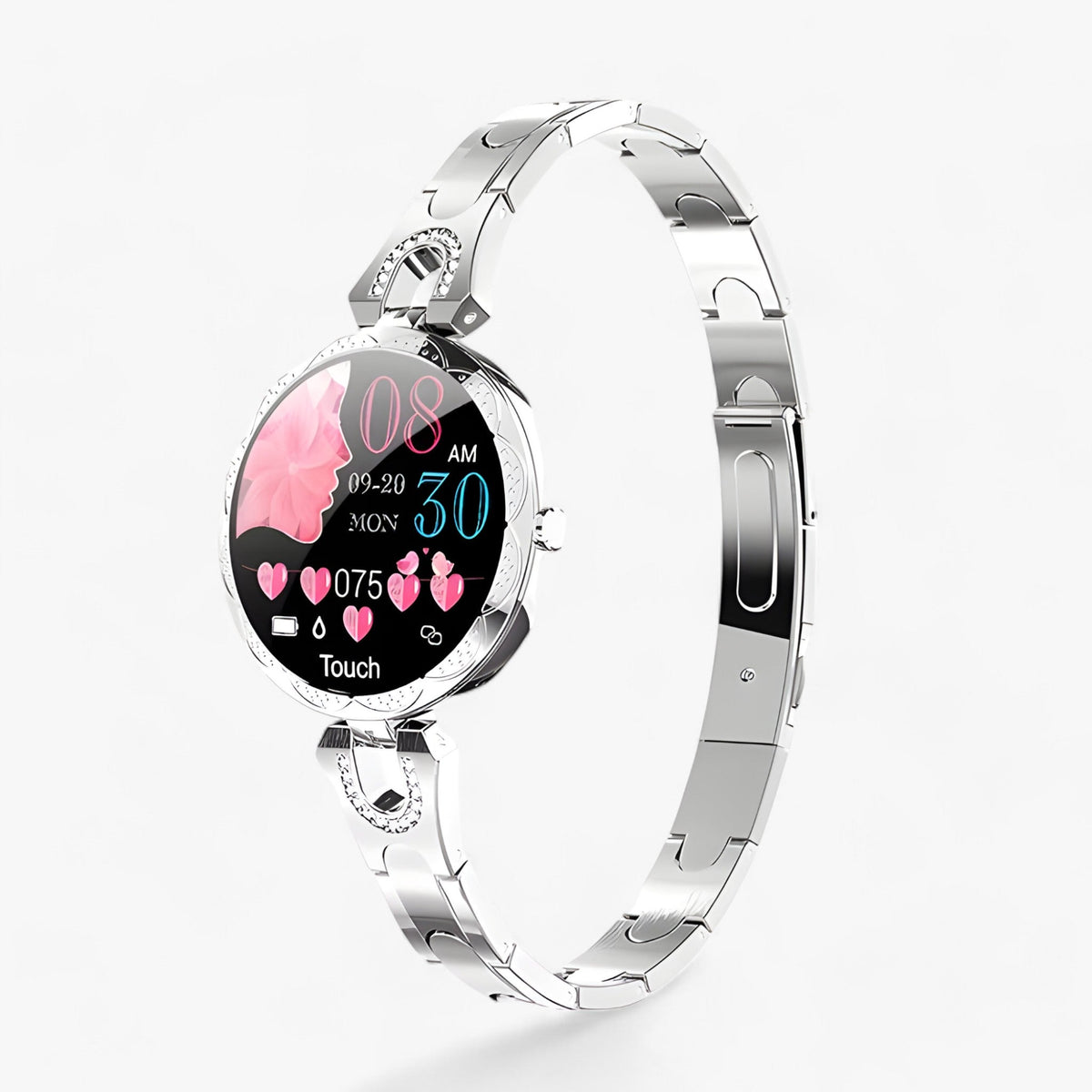 Womens Smartwatch Fitness Tracker Waterproof Elegant Health Monitor