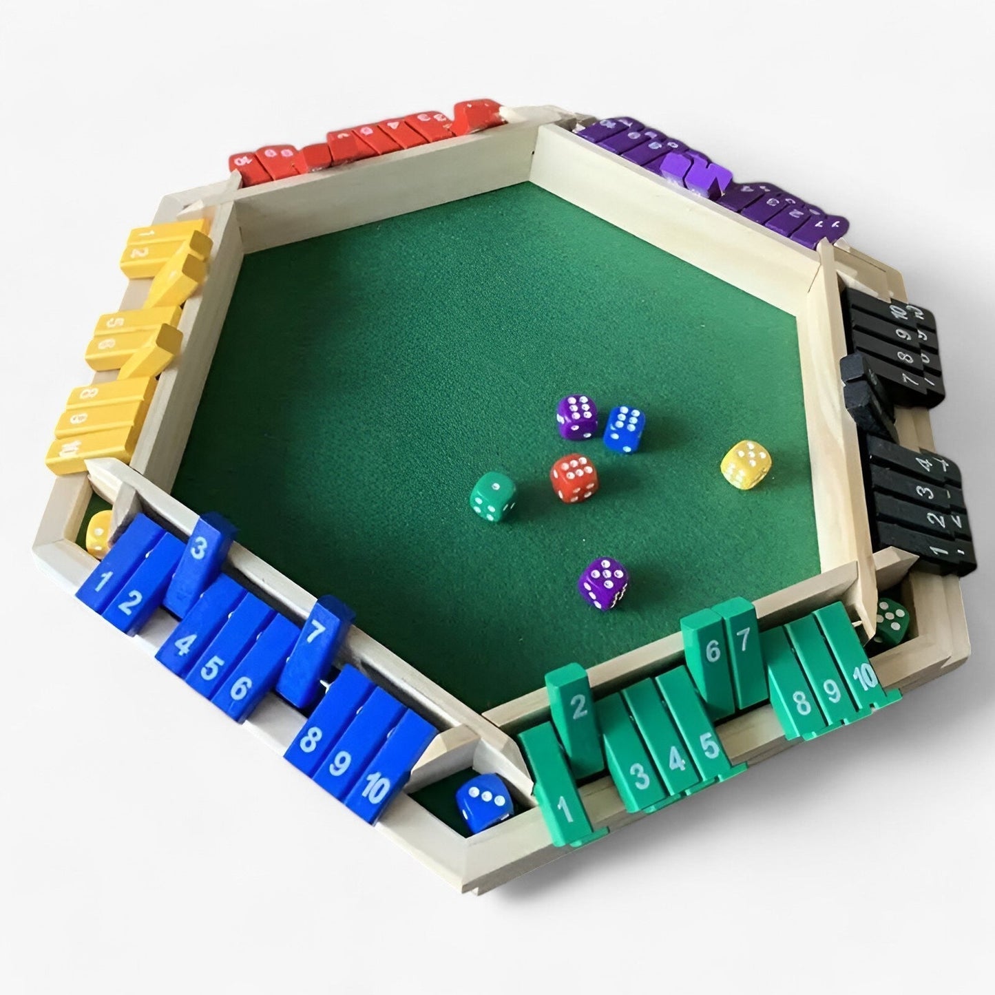 Wooden Dice Board Game Strategy Tabletop Game Family And Friends