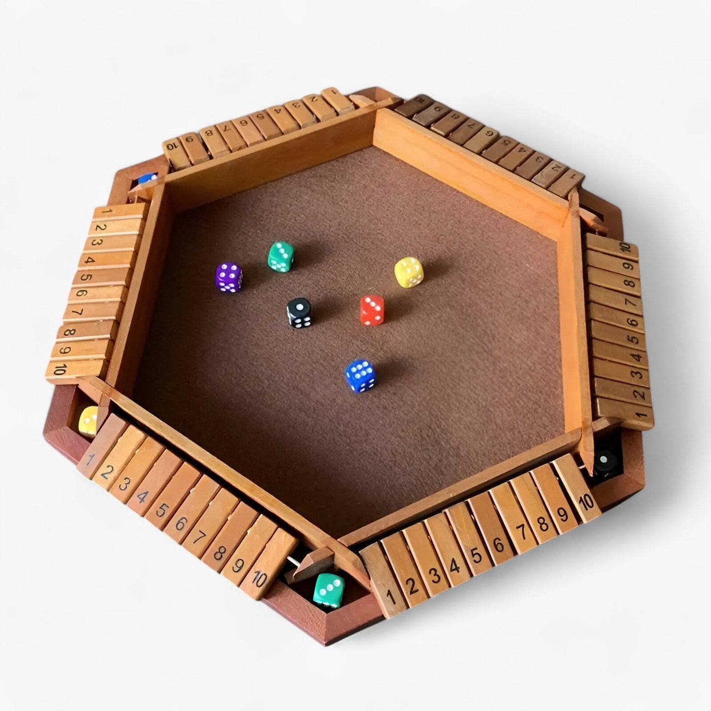 Wooden Dice Board Game Strategy Tabletop Game Family And Friends