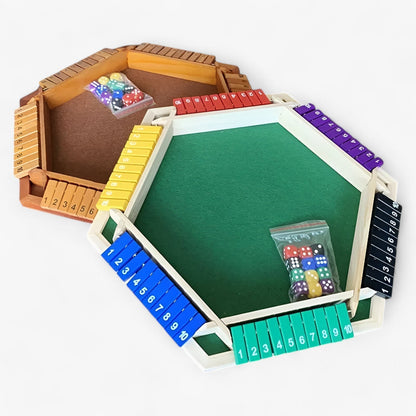 Wooden Dice Board Game Strategy Tabletop Game Family And Friends