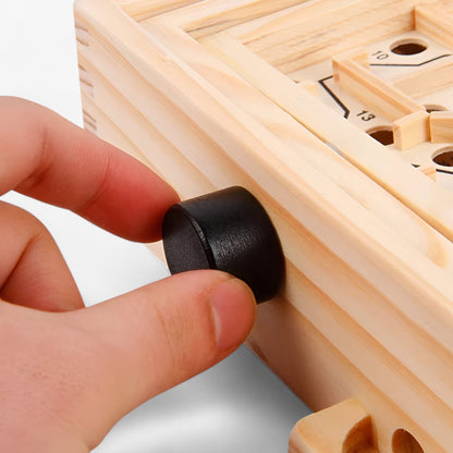 Wooden Maze Puzzle Game Brain Teaser Toy Skill Development