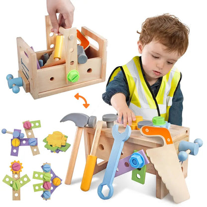 Wooden Montessori Learning Toy for Toddlers Educational Wooden Toy for Motor Skills Creativity and Early Development